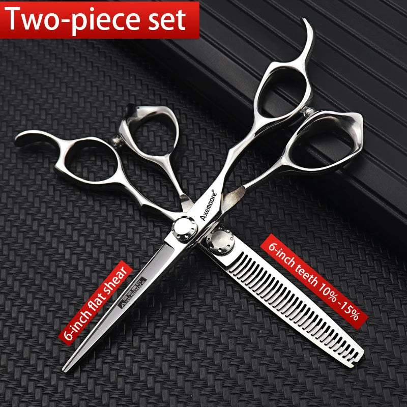 Professional Hair scissors hairdressing cutting thinning shear salon Barber tool high-end cut scissors 6inch