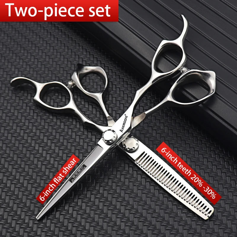 Professional Hair scissors hairdressing cutting thinning shear salon Barber tool high-end cut scissors 6inch