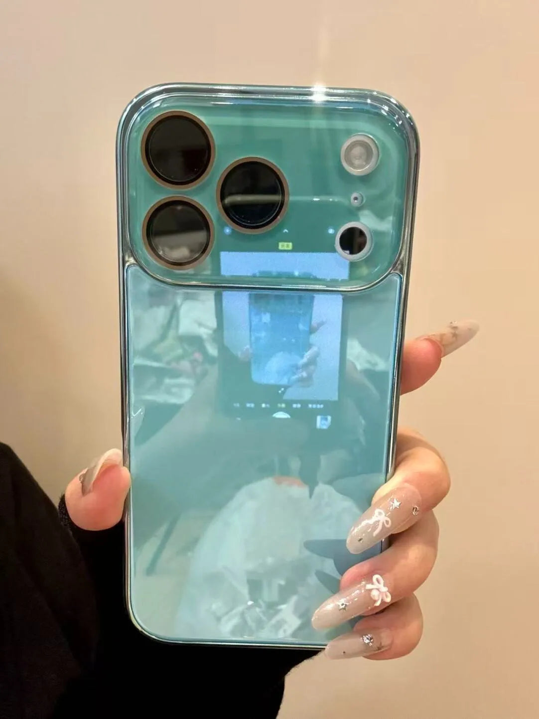 Luxury Tempered Glass Camera Protection Case for iPhone 17 16 15 14 13 12 Pro Max Plating Bumper Shockproof Hard Back Cover
