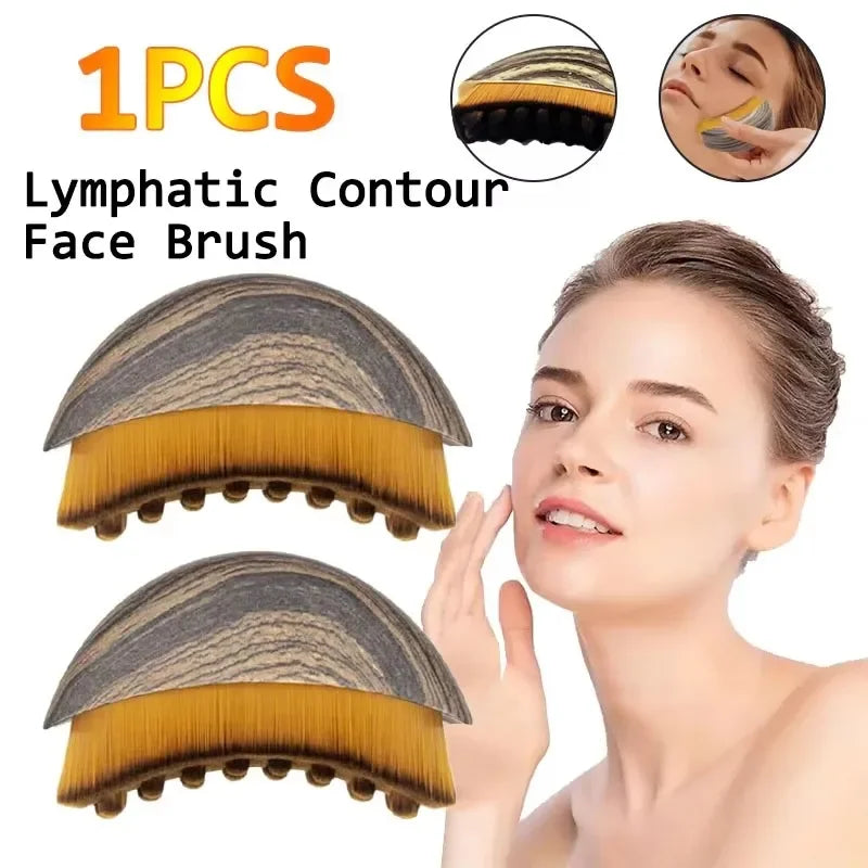 Ergonomic Face Massager Brush for Facial Contour Sculpting Drainage Tool Skin Care & Relaxing Massage