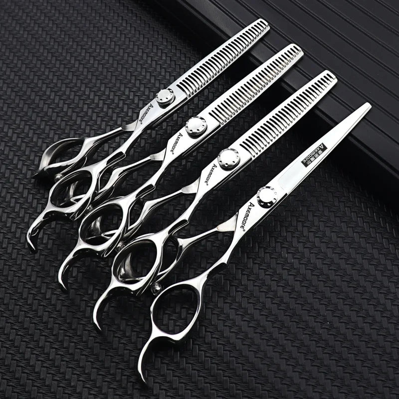 Professional Hair scissors hairdressing cutting thinning shear salon Barber tool high-end cut scissors 6inch