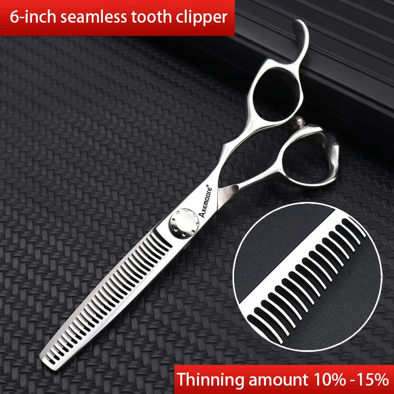 Professional Hair scissors hairdressing cutting thinning shear salon Barber tool high-end cut scissors 6inch